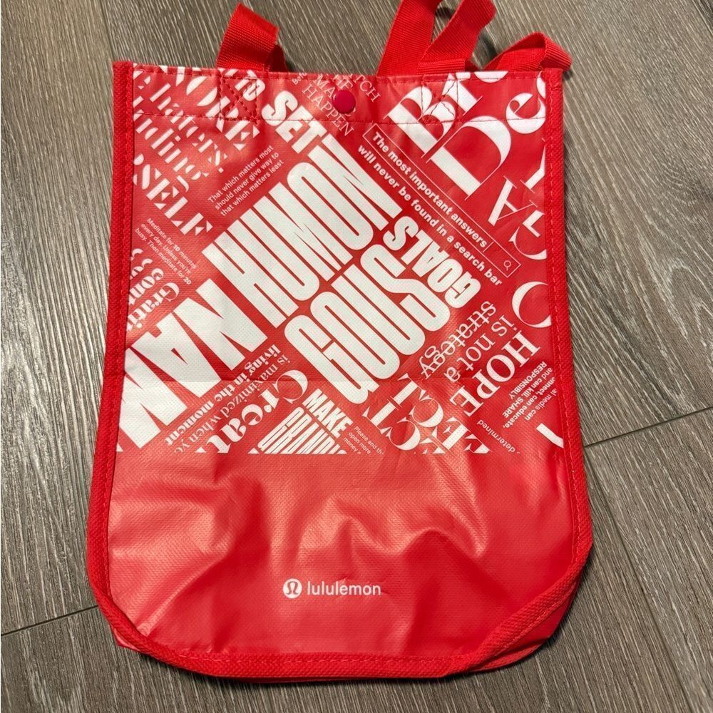 Lululemon Athletica Red Travel Bag